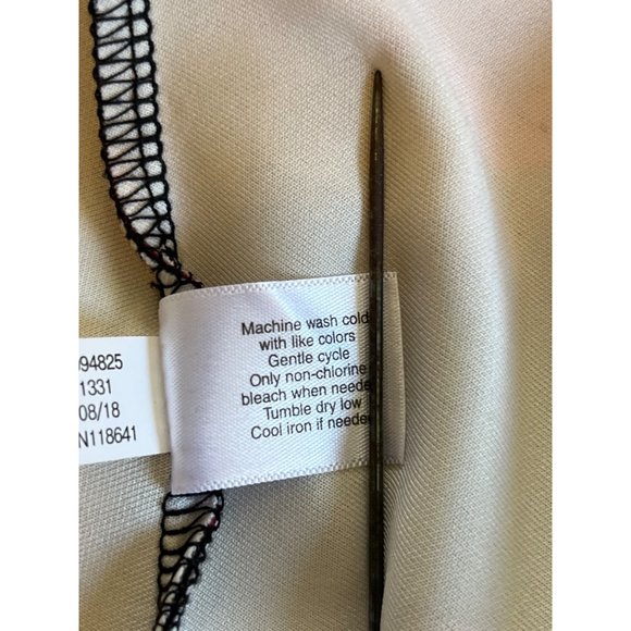 Lane Bryant Rose Print Square Neck Fit Flare Dress Size 16 Rockabilly Goth - Picture 7 of 8